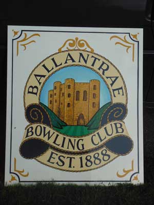 Club sign by Jamie MacDonald Bowling club sign image